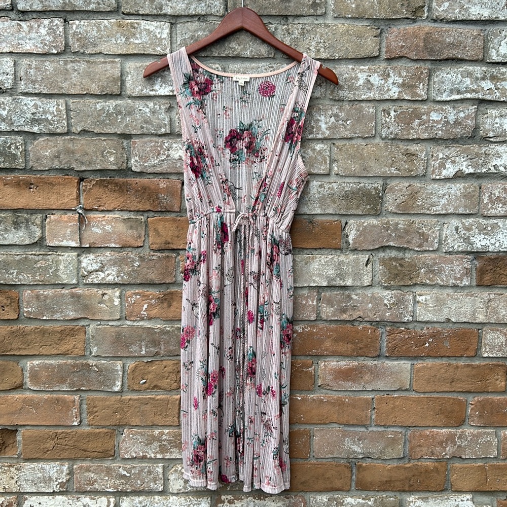 Lily White pink floral cover for clothing.
